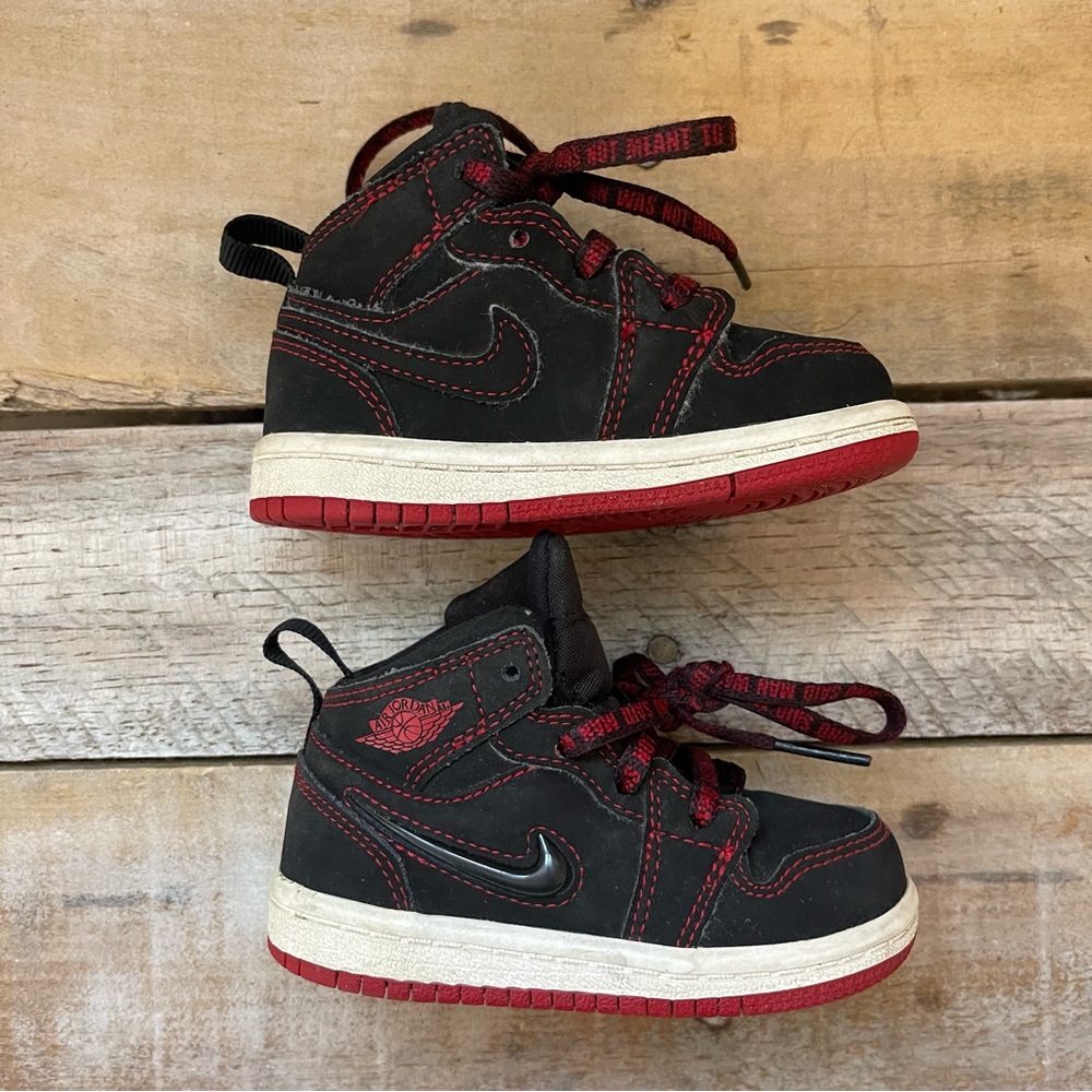 Nike Air Jordan 1 Mid Come Fly with Me Shoes Sneakers Size 5C - Picture 4 of 11